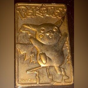 Pokémon 1999 Nintendo GOLD BAR!
